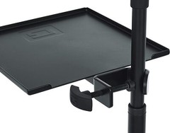 Gator FrameworksCases Microphone Stand Clamp-On Utility Shelf 9″ x 9″