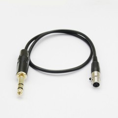 3-Pin Mini XLR Female to 1/4″ TRS Balanced Lavalier Microphone Cable