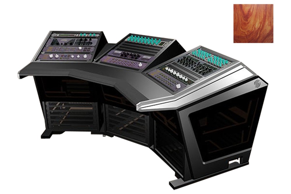 Sterling Modular Plan C Console | African Rosewood | Clear Finish