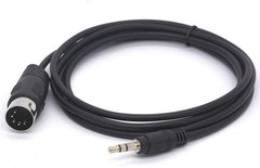 PIIHUSW MIDI Cable, 3.5mm 1/8 inch TRS Stereo Male Jack to 5 Pin Din Black