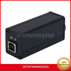 USB Audio Interface USB to AES Converter (16-bit to 24-bit, 44.1KHz to 96KHz)