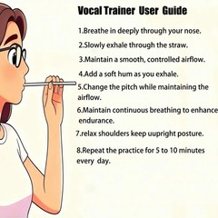 Singing Straws Vocal Trainer for Voice Healing Aid and Vocal Training,vocal s…