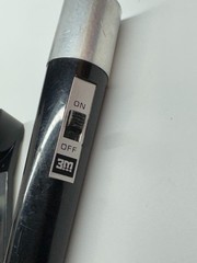 3M Vintage Microphone Black Silver Wired With Stand Used