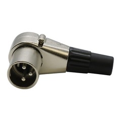 Adjustable Right Angle 3 Pin XLR Male Connectors Pro Audio XLR 7 Position Plugs