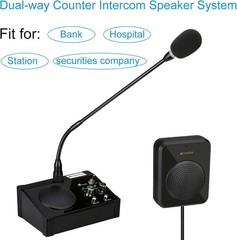 Retekess TW106 Window Intercom, Loud Speaker, Support External Microphone, Inter