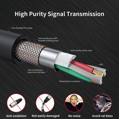 XLR Cables, Microphone Cables 3Ft 2 Pack, Heavy Duty Balanced XLR Speaker Cable