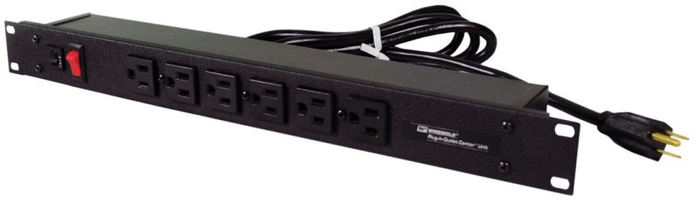 J60B2B-90 RACKMOUNT, 19IN BLACK W/6