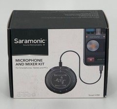 Saramonic Smart V2M 2 Lav Microphones & Portable Interface Mixer Kit Phone & PC
