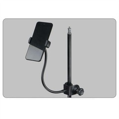 For Tablet Holder Stand Mount For Music Mic Stand Black Color Adjustable