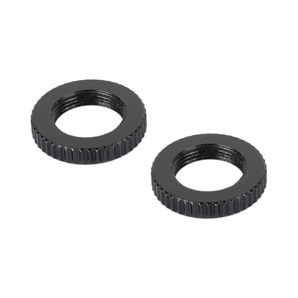 2Pcs 5/8″-27 Dual Lock Nut for 5/8″ 1/4″ Cold Hot Shoe Adapter Screw Mic