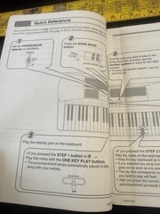 Casio LK-30 LK-33 Electronic Keyboard Owners Manual Guide Book Old Vintage 1990s