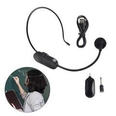 Portable PA System Wireless Microphone Headset Convenient for Outdoor Use