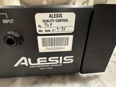 Alesis RA-100 Reference Amplifier 75 WPC @ 4 Ohms Stereo – Tested Working Video