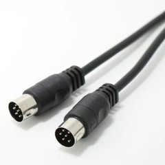 6 pin Male Male Patch Cable 9 ft For Roland PG-200, PG-800 MPG-80 Mesa Boogie
