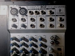 Behringer Mixer Audio Xenyx 802 8-input 2-bus Mixer British EQS