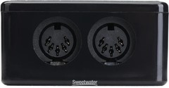 MIDI Solutions MultiVoltage Thru 1-in 2-out MIDI Through Box