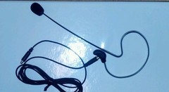 SBSL09A SNB Omni Earset Microphone with SHURE TA4F Connector black Color NEW