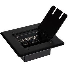 Flip Up Stage Box with Four XLR Female Jacks