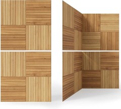 Eco-Friendly 6 Pack Acoustic Sound Panels – Decorative Self-Adhesive Solution=