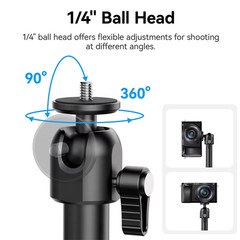 Magic Arm Camera Wall Mount for Camera 2KG Load Angle Length Adjustable Wall Mag