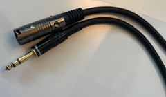 Monoprice 6-Foot XLR Male to 1/4inch TRS Male Cable. FREE SHIPPING! Awesome!