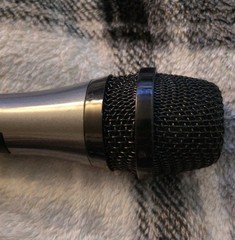 Singing Machine SMM205 Unidirectional Dynamic Wired Microphone Black