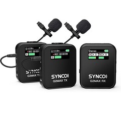 SYNCO G2(A2) MAX 2.4G Wireless Lavalier Microphone With 8G Onboard Recording