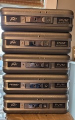 Lock Box with Key. Hard shell Peavey PVM Microphone Case. New Condition