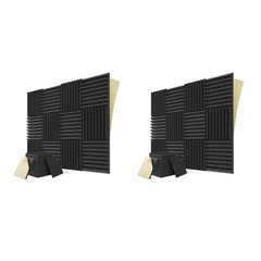 24PCS Self-Adhesive Acoustic Panels,1X12X12Inch Sound Proof Foam Panels,for8898