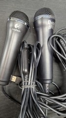 LOT of 6 Various models Microphones Black Used Working