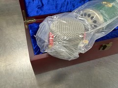 Blue Kiwi Microphone with Case ** NEW NEVER USED ** W Shock Mount