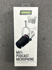 Shure MV7+ Dynamic Podcast Microphone USB-C XLR – White
