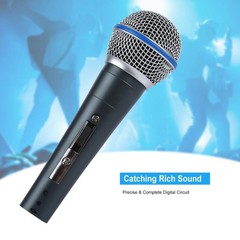 Dynamic 140dB SPL 6.5mm Jack KTV Microphone 2.5mv/pa High Sensitivity Clear