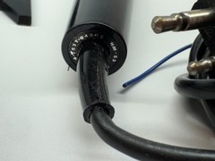 3M Vintage Microphone Black Silver Wired With Stand Used