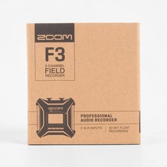 Zoom F3 32-Bit Float Field Recorder 2-Input XLR No Gain Adjustment Required