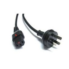 QSC PC13L1M-AU 1M (3.28 ft) Locking IEC Power Cord (/RT6-24572-PC13L1M-AU-NIB)