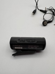 Canon WM-V1 Bluetooth Microphone System w/ Earphone Cords Bundle