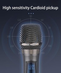 Wireless Microphone, Rechargeable Fixed Frequency Wireless Dual Microphone,Ha…