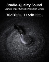 Hollyland Lark M2S Wireless Microphone w/USB-C Plug (iPhone 15/16/17; Android