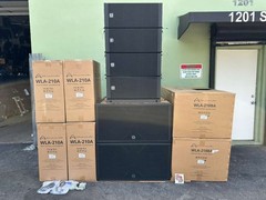 (4) Wharfedale Pro WLA-210A Line Array W/ (2)WLA-218BA 18″ Sub #6190 (THS)