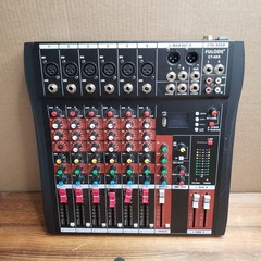 FULODE CT60 6-channel Professional mixer audio Bluetooth U disk 48V Phantom P…