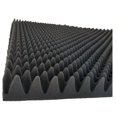 2-Pack Large Acoustic Soundproofing Foam Panel Egg Crate 4×6 ft (1 inch thick)
