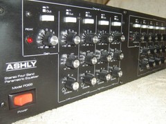 Ashly PQ66, Latter Version, 2 Ch 4 Band Parametric Equalizer, Eq, Vintage Rack