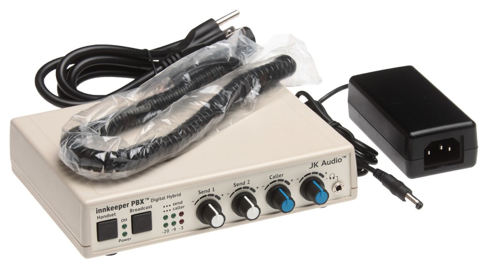 JK Audio Innkeeper PBX Digital Hybrid Broadcast Phone Handset Audio Interface