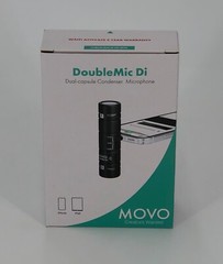 Movo DoubleMic-DI Dual Capsule Microphone – iPhone Two-Sided Cardioid Condenser