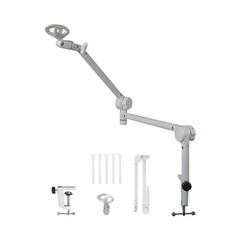 Microphone Arm Stand Half Circular Angle Management Feature Cable Planner