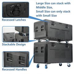 Utility Cable Trunk,with Wheels,ATA Road Case,Road Trunk Flight Case for DJ Tour