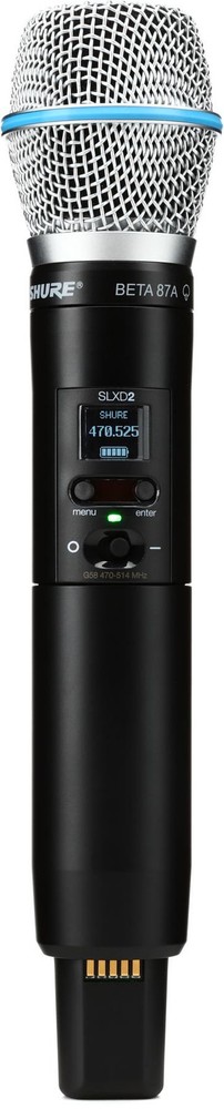 Shure SLXD2/B87A Wireless Handheld Microphone Transmitter – G58 Band