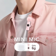 Mini Wireless Lavalier Microphone for iPhone 15 16, iOS and Android Devices -…