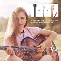 High Sensitivity Type C Lavalier Mic Microphone for Interviews Online Chatting